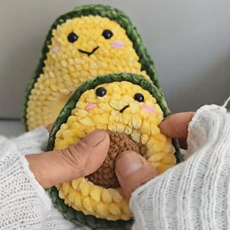 Avocado Toy Pattern Crochet