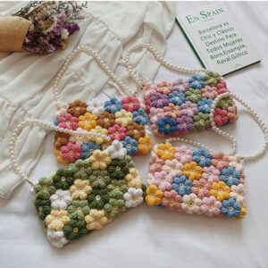 Puff Flower Bag Crochet Pattern