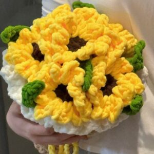 Sunflower Chunky Bouquet Crochet Pattern