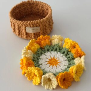 Lily Pad Coaster Crochet Pattern