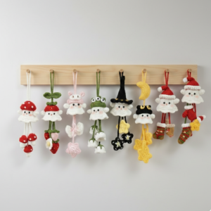 Combo 7 in 1 Mini Ghost Crochet Pattern