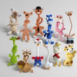 Long Neck Bag Charm Crochet Pattern