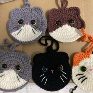 Meow Pouch Crochet Pattern
