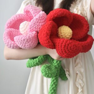 Giant Five-Petal Flower Crochet Pattern