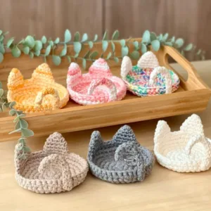 Cat Ring Dish Trinket Crochet Pattern