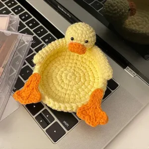 Combo 2 in 1 - Duck Coaster Crochet Pattern