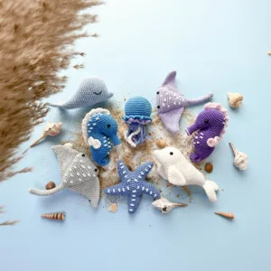 Aquarium Box Set Crochet Pattern