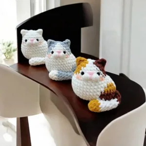 3 in 1 Cute Cat Crochet Pattern