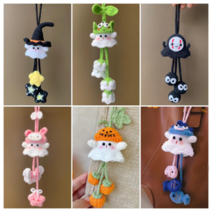 Combo 6 in 1 Halloween Ghost Crochet Pattern