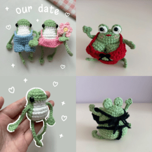 Froggie Besties Crochet Pattern