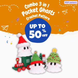 Pocket Ghosts Crochet Pattern