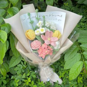 Flowers Bouquet Crochet Pattern