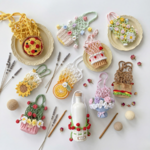 Combo 10 Water Bottle Crochet Pattern